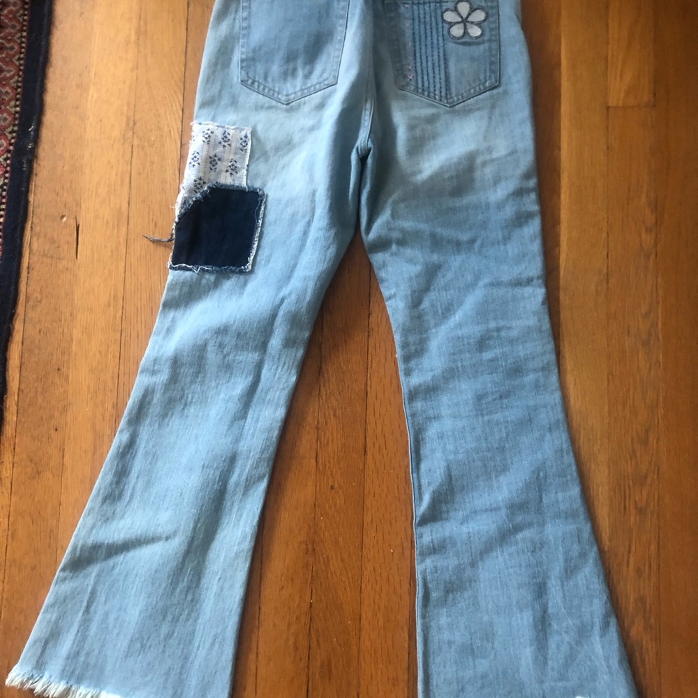 Urban outfitters Embroidered Light Blue Jeans - Picture 6 of 11